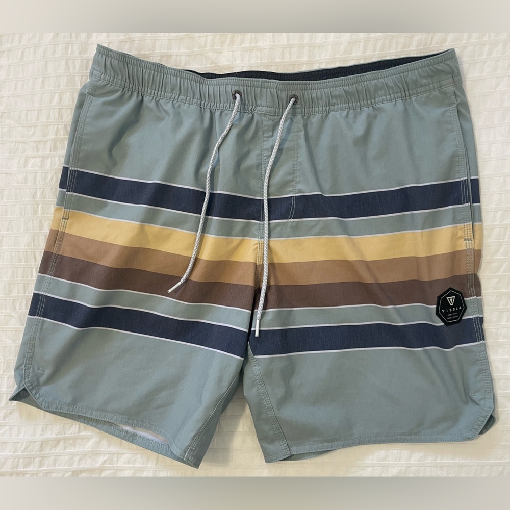 VISSLA-Fist Bump Stretch Swim Trunks size XL